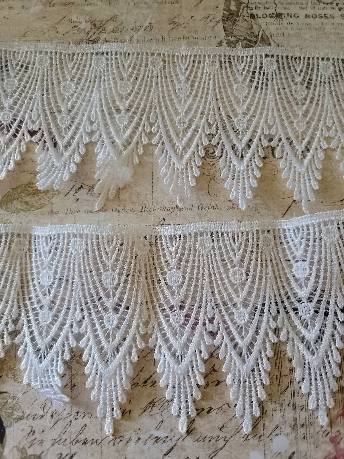 D-02 - 3 1/4" Wide Vintage Lace - 1 Yard