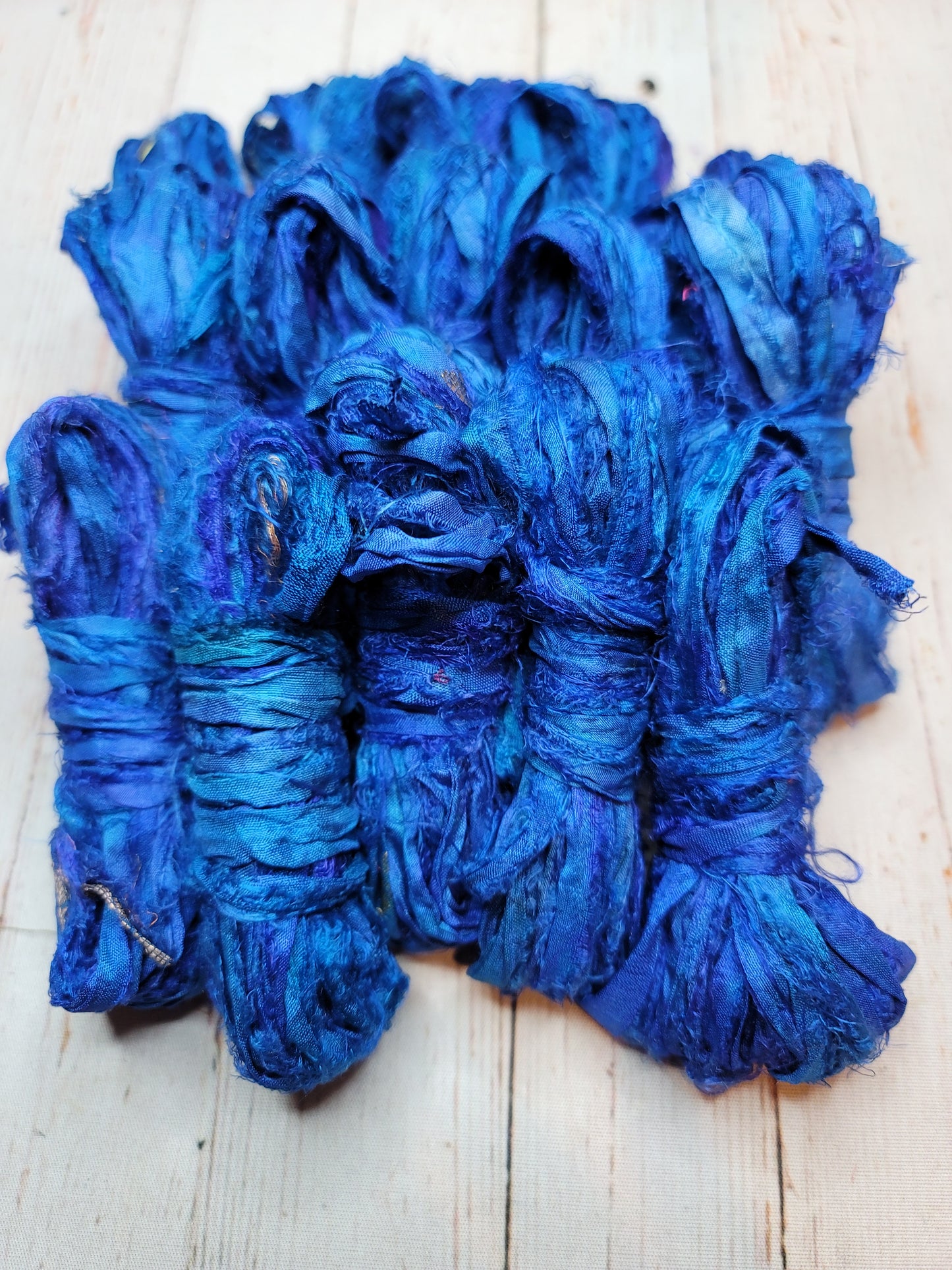 Silk Sari Ribbon 5 Yard Mini Skein Color #064