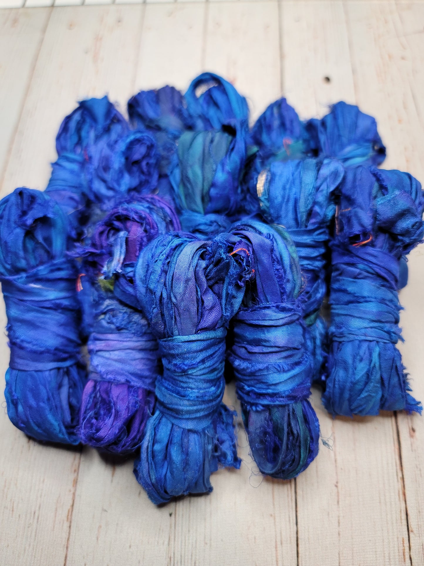 Silk Sari Ribbon 5 Yard Mini Skein Color #011