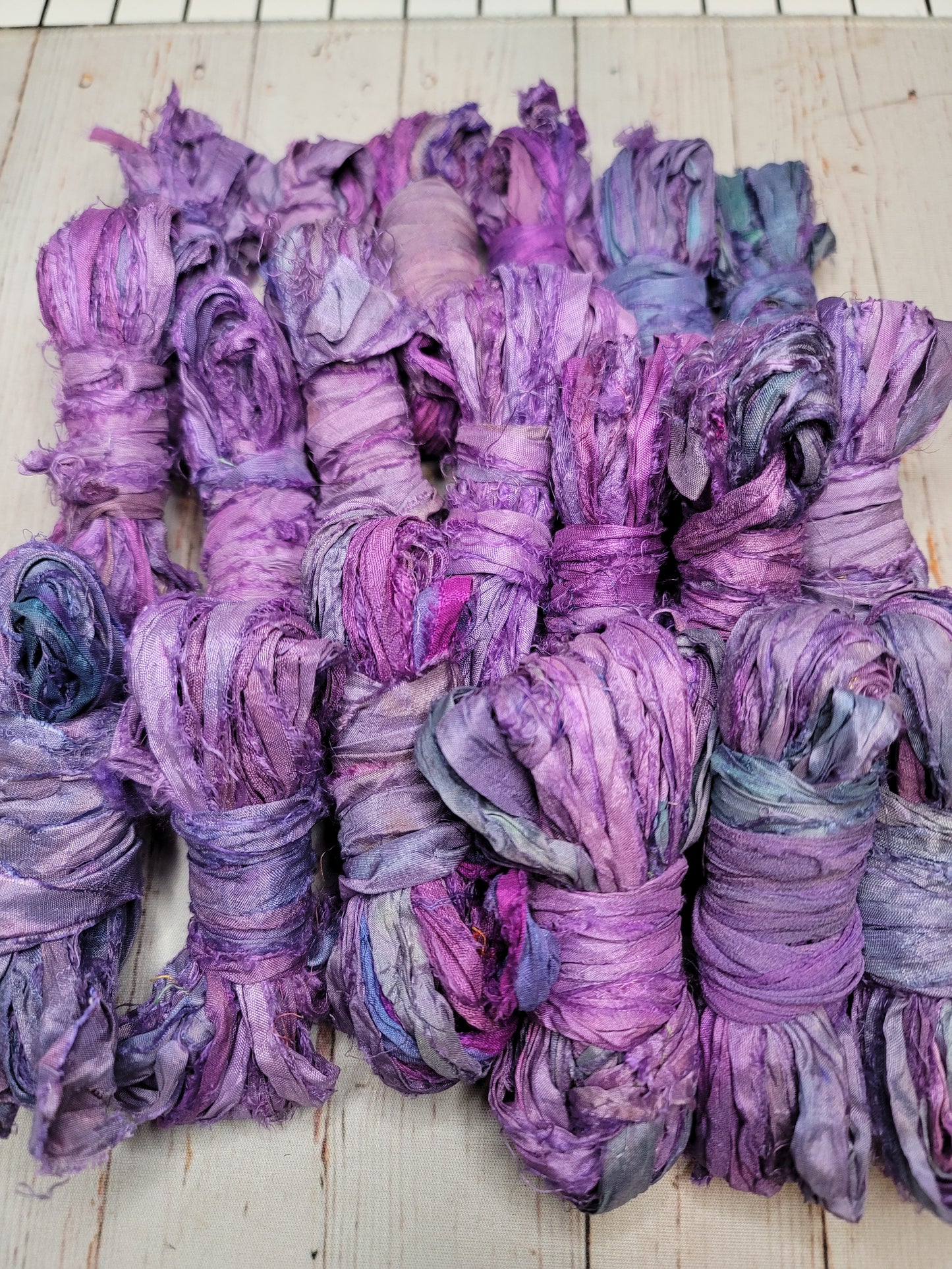 Silk Sari Ribbon 5 Yard Mini Skein Color #005