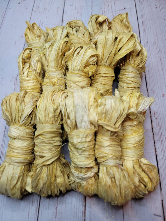 Silk Sari Ribbon 5 Yard Mini Skein Color #077