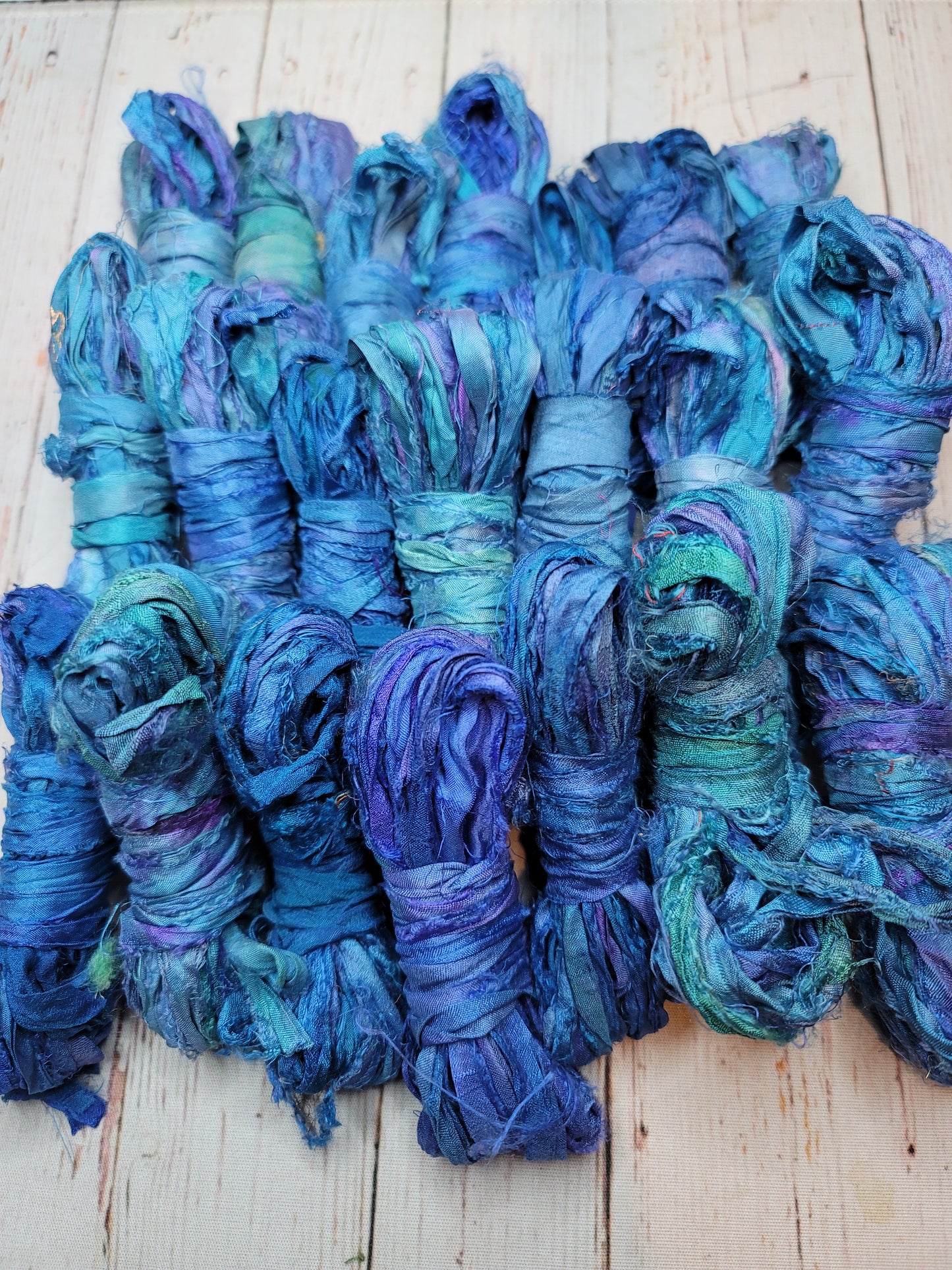 Silk Sari Ribbon 5 Yard Mini Skein Color #053