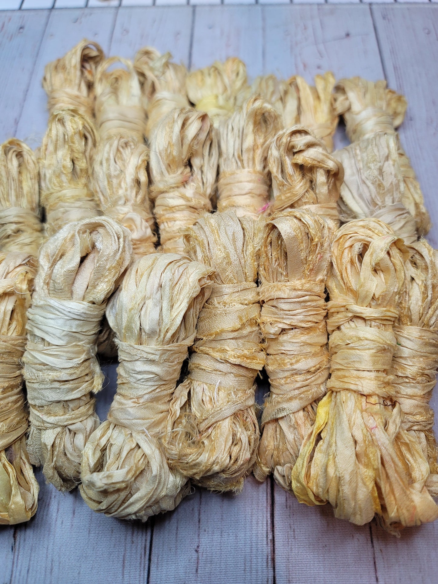 Silk Sari Ribbon 5 Yard Mini Skein Color #044