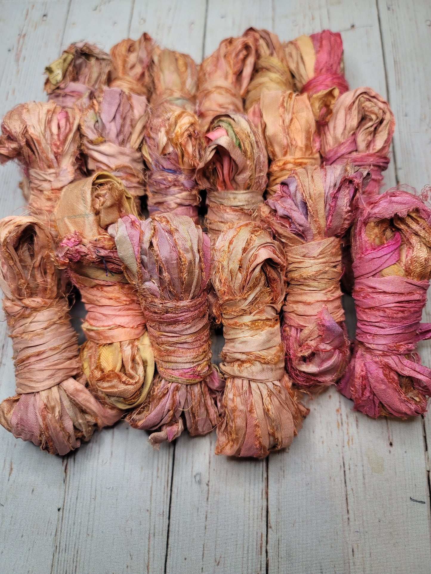 Silk Sari Ribbon 5 Yard Mini Skein Color #016