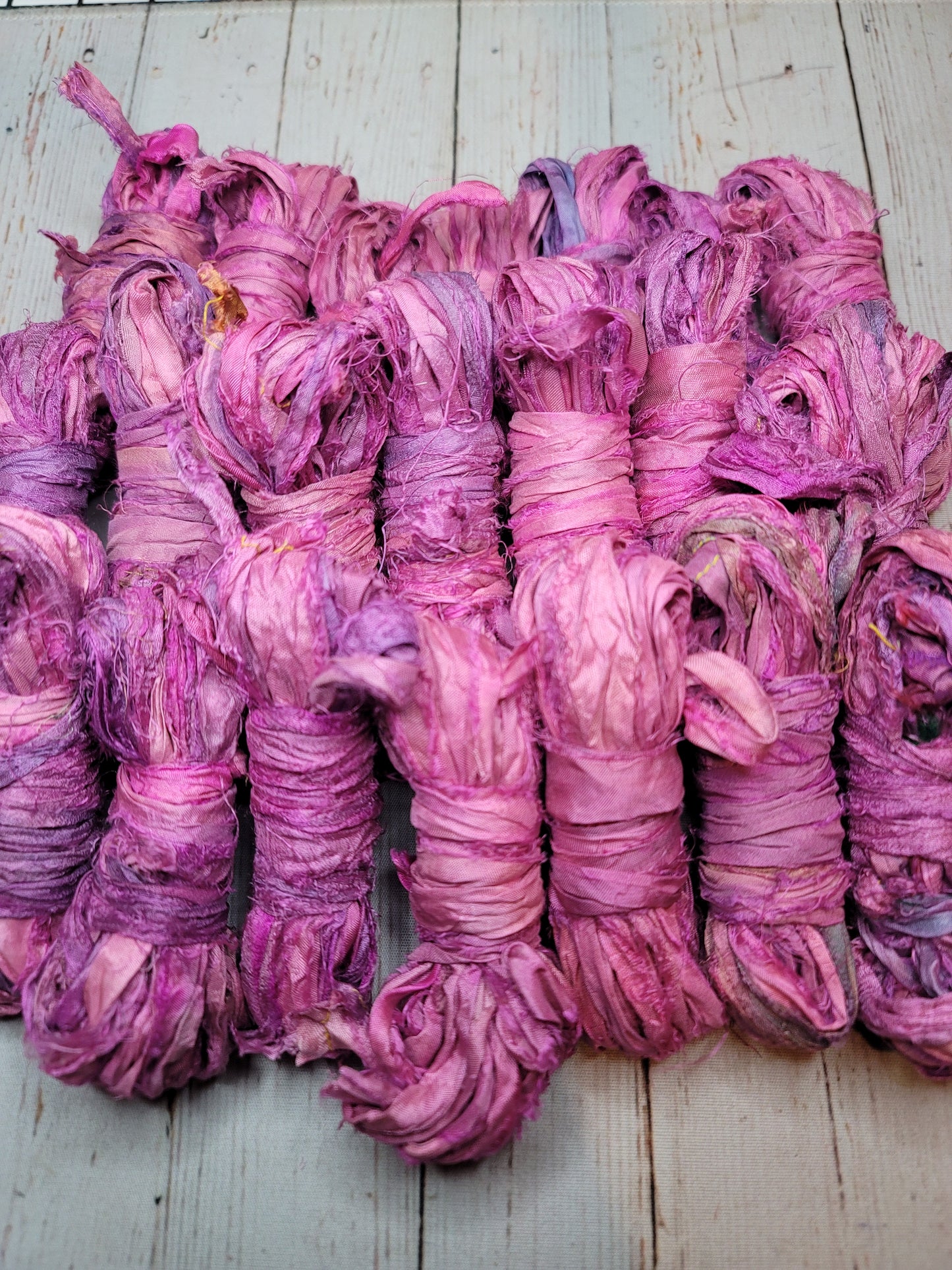 Silk Sari Ribbon 5 Yard Mini Skein Color #047