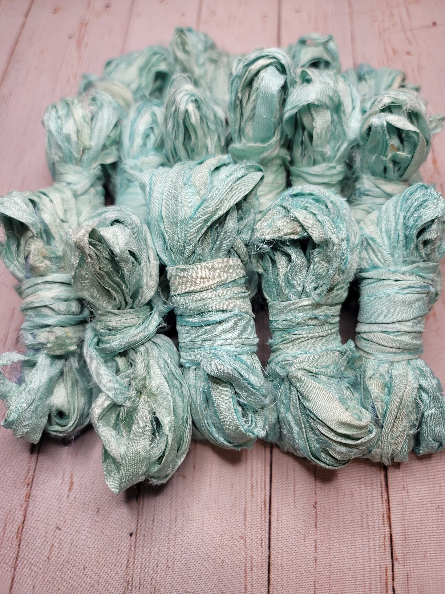 Silk Sari Ribbon 5 Yard Mini Skein Color #010