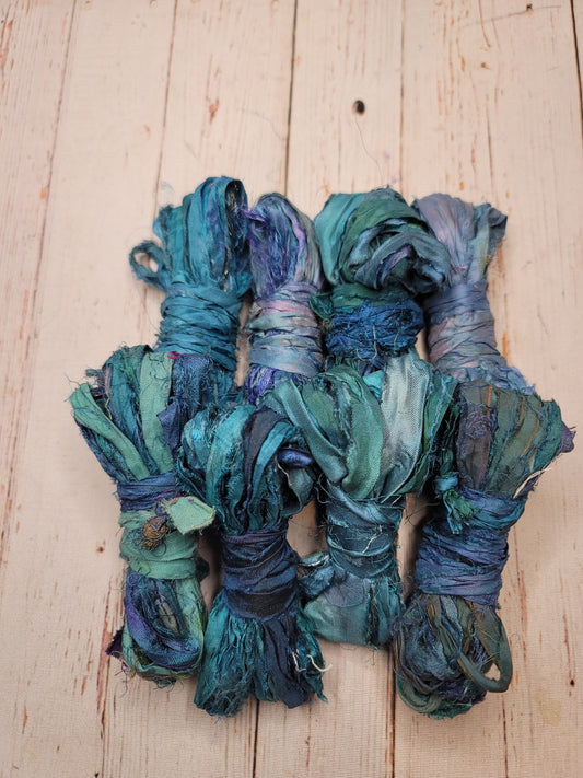 Silk Sari Ribbon 5 Yard Mini Skein Color #025