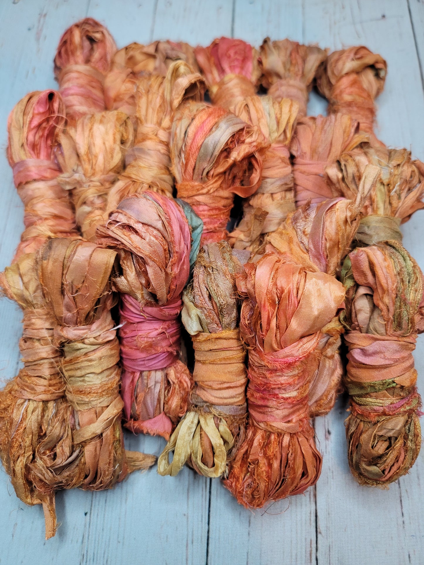 Silk Sari Ribbon 5 Yard Mini Skein Color #039