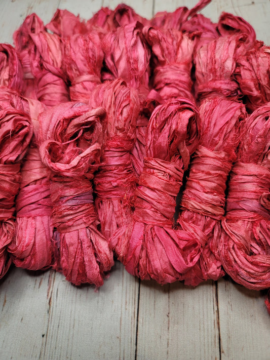 Silk Sari Ribbon 5 Yard Mini Skein Color #017