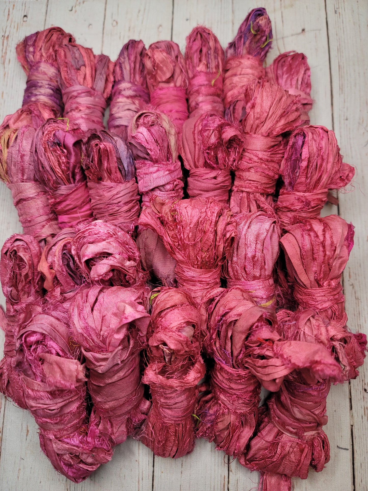 Silk Sari Ribbon 5 Yard Mini Skein Color #026