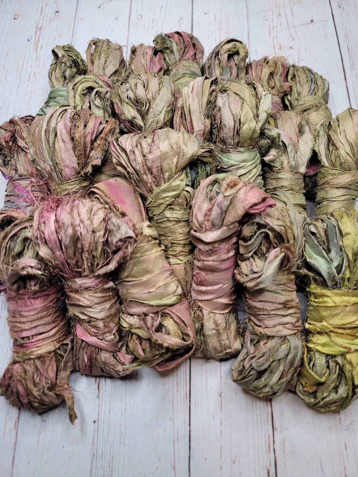 Silk Sari Ribbon 5 Yard Mini Skein Color #013