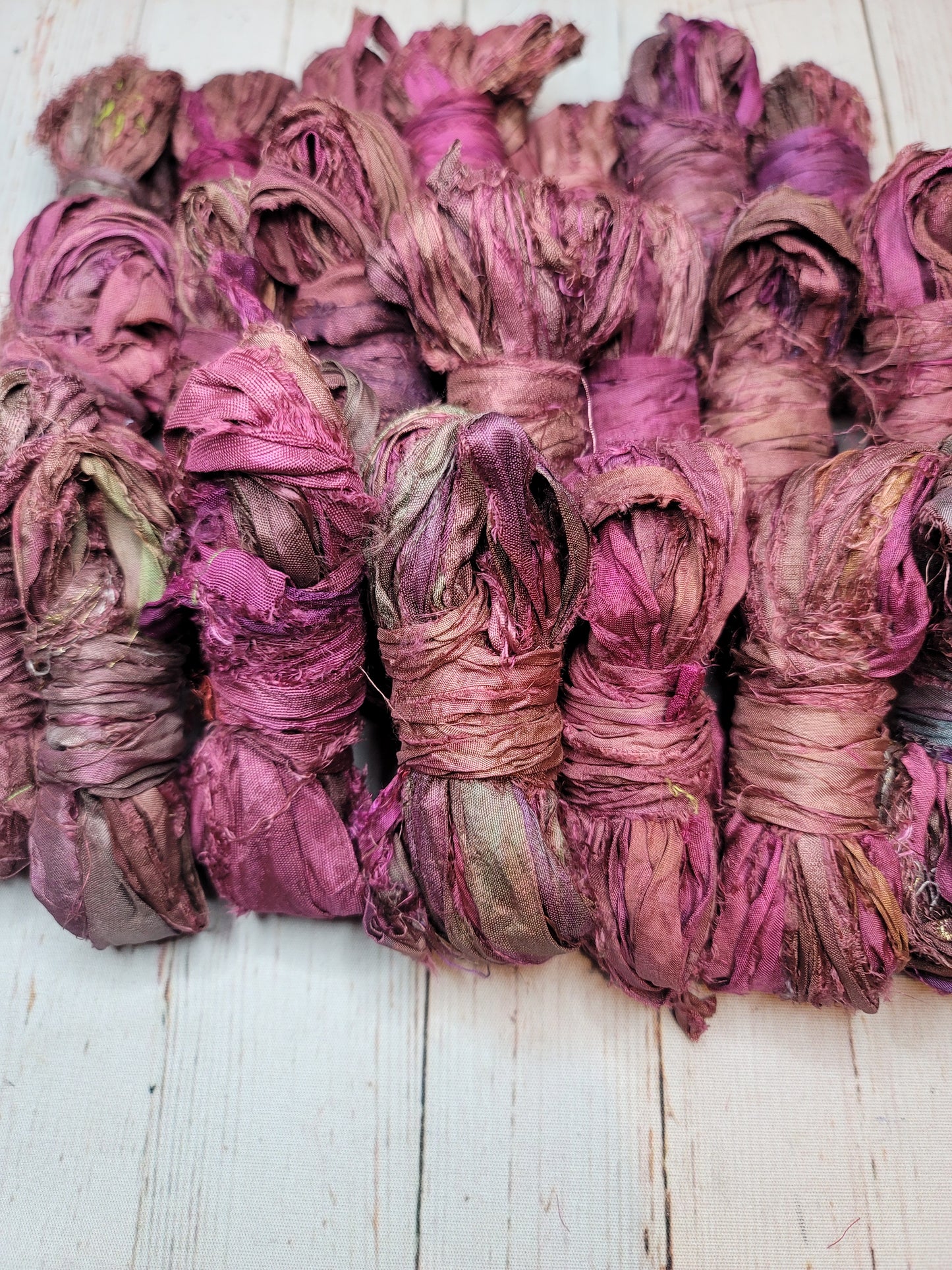 Silk Sari Ribbon 5 Yard Mini Skein Color #038