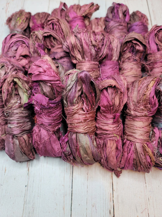 Silk Sari Ribbon 5 Yard Mini Skein Color #038