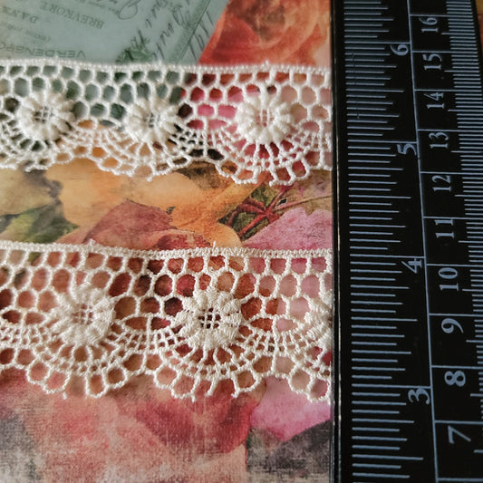 1 5/8" Wide Vintage Lace - 1 Yard -  Style# B-85