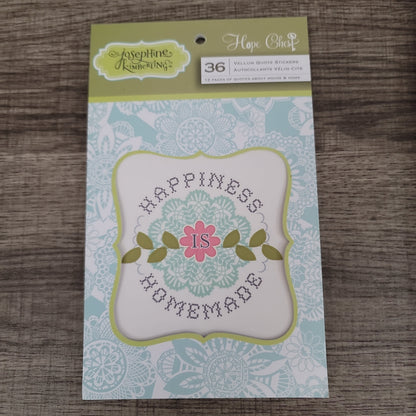 Anna Griffin Hope Chest Vellum Quote Stickers Collection