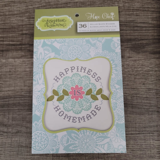 Anna Griffin Hope Chest Vellum Quote Stickers Collection