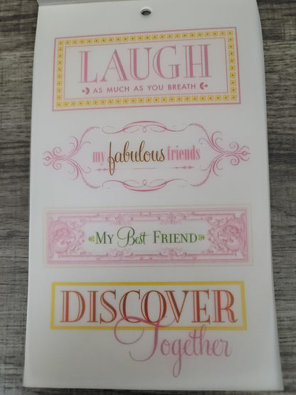 Anna Griffin Carmen Vellum Quotes, 12 Friendship Pages