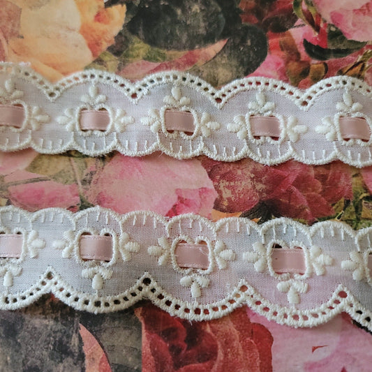 B-24 - 1 1/4" Wide Lace - 1 Yard