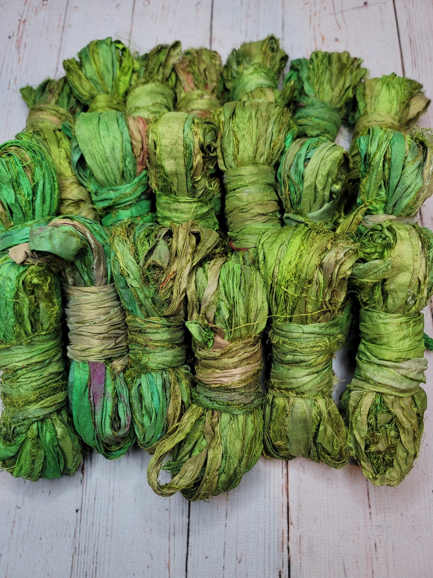 Silk Sari Ribbon 5 Yard Mini Skein Color #034