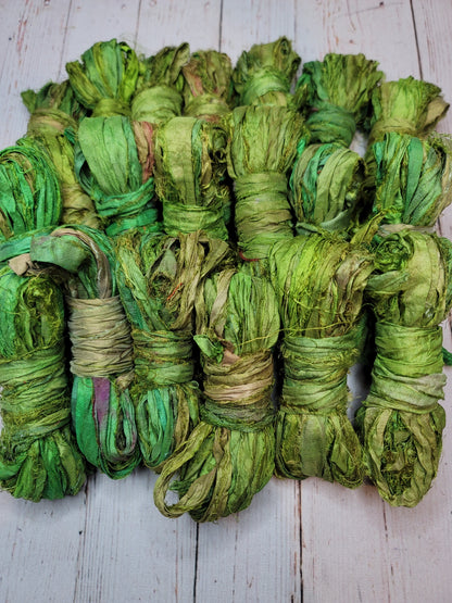 Silk Sari Ribbon 5 Yard Mini Skein Color #034