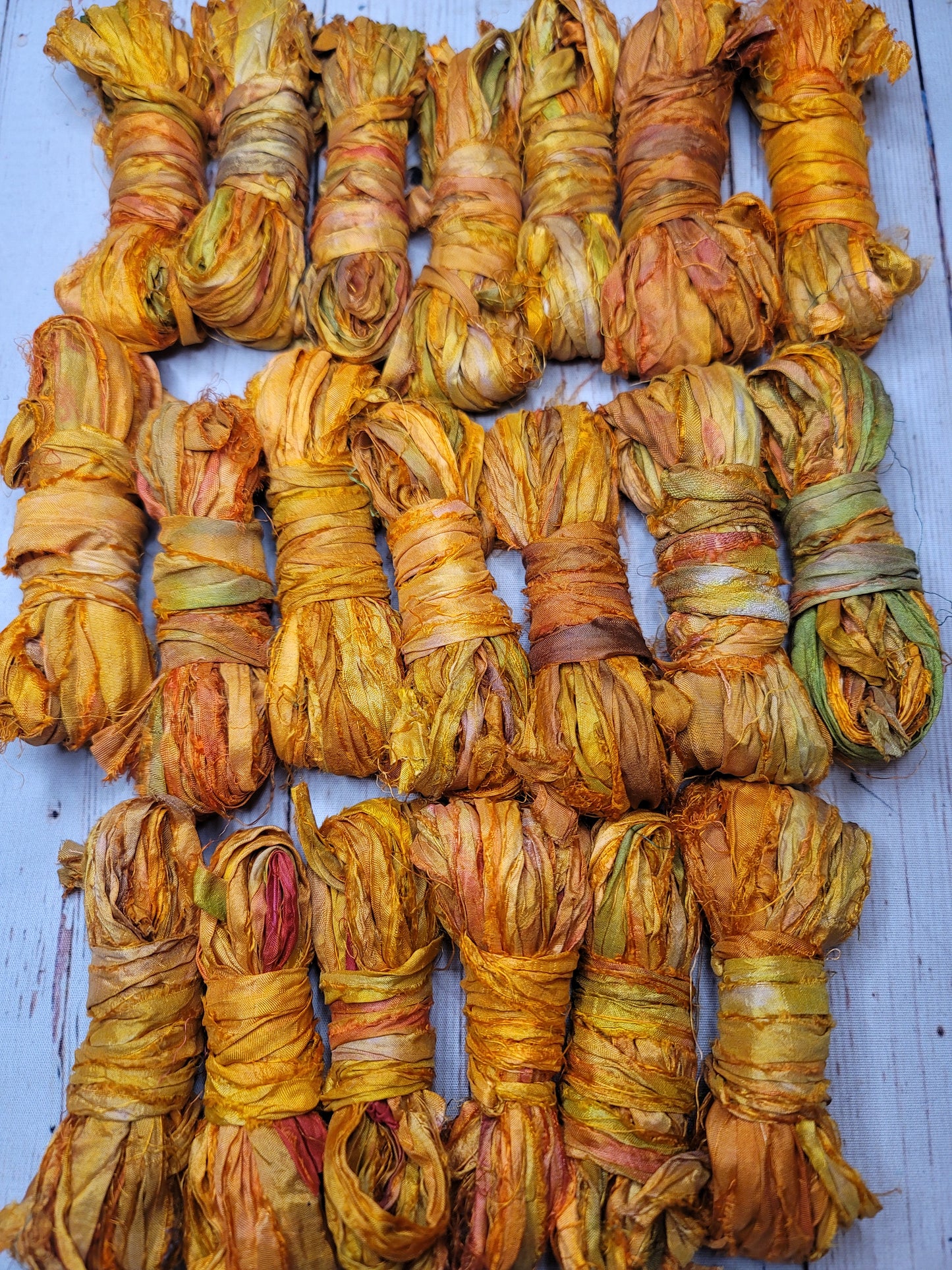 Silk Sari Ribbon 5 Yard Mini Skein Color #024