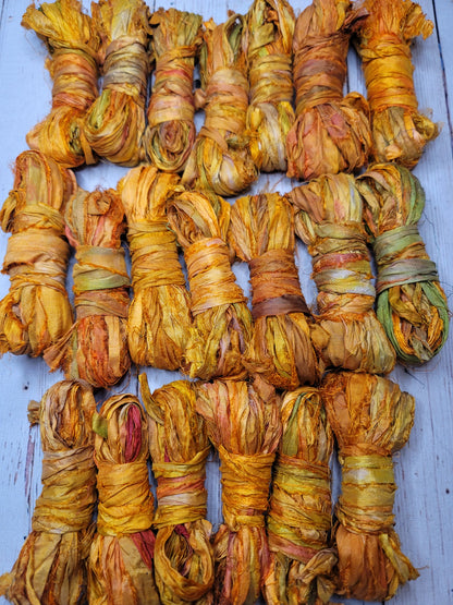 Silk Sari Ribbon 5 Yard Mini Skein Color #024