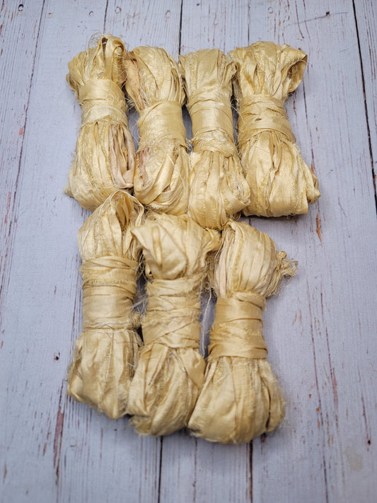 Silk Sari Ribbon 5 Yard Mini Skein Color #021
