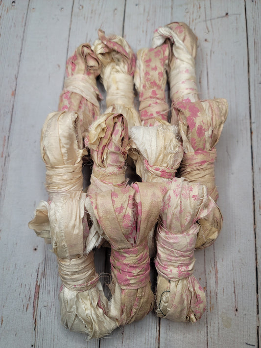 Silk Sari Ribbon 5 Yard Mini Skein Color #028