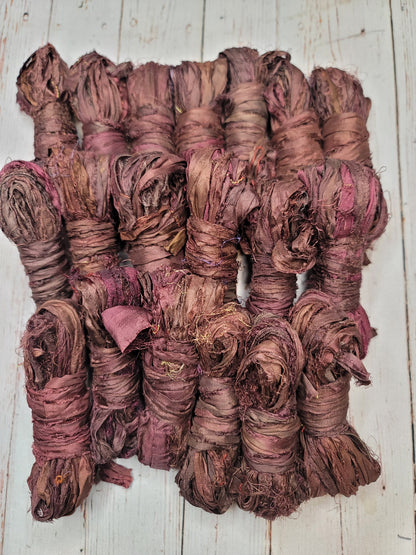 Silk Sari Ribbon 5 Yard Mini Skein Color #020