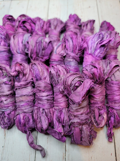 Silk Sari Ribbon 5 Yard Mini Skein Color #046