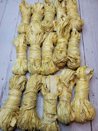 Silk Sari Ribbon 5 Yard Mini Skein Color #077