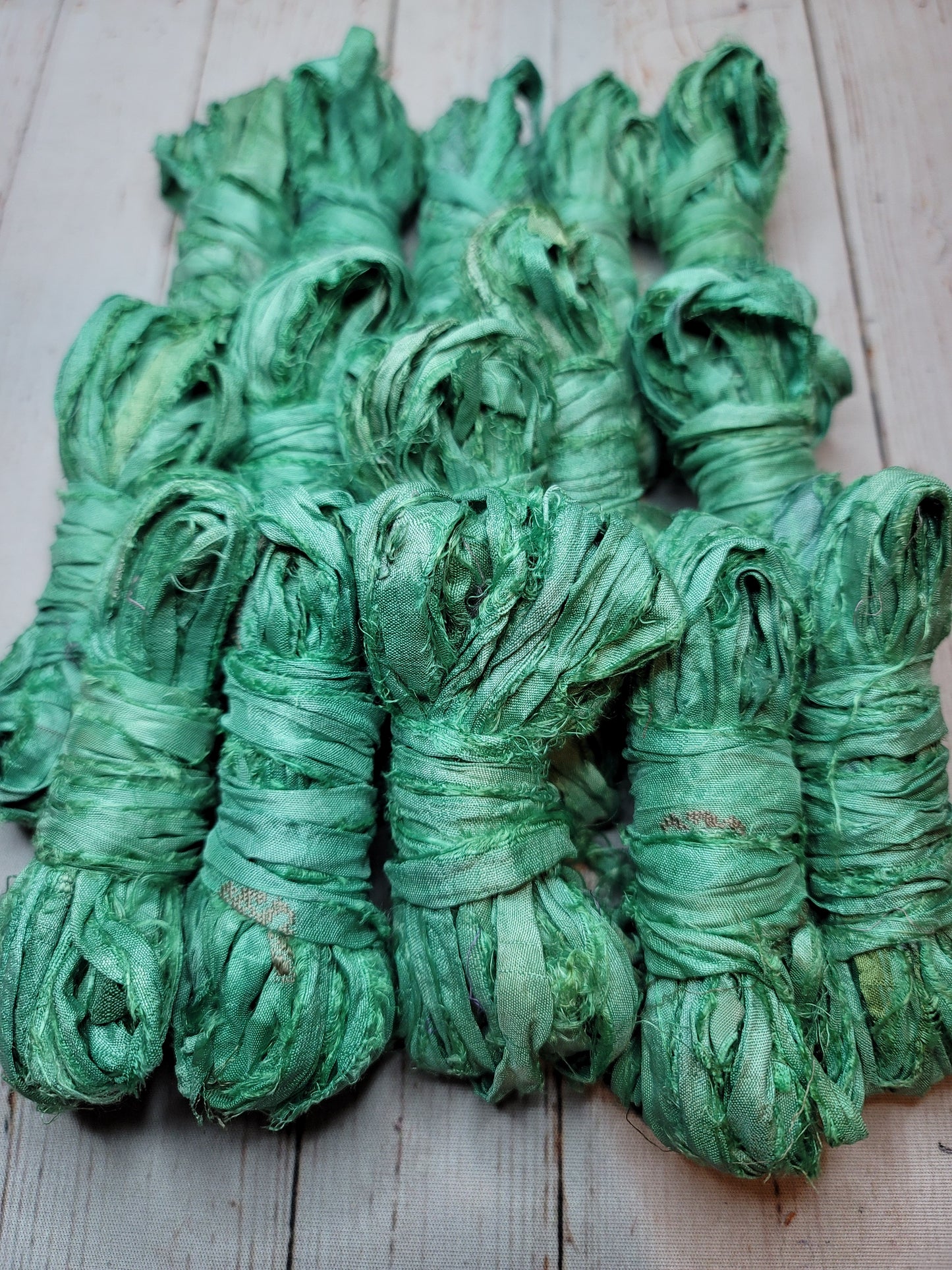 Silk Sari Ribbon 5 Yard Mini Skein Color #080