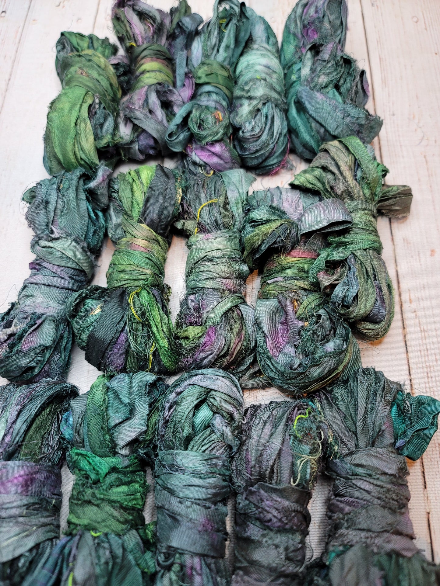 Silk Sari Ribbon 5 Yard Mini Skein Color #087