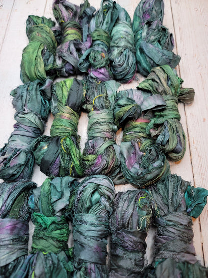 Silk Sari Ribbon 5 Yard Mini Skein Color #087