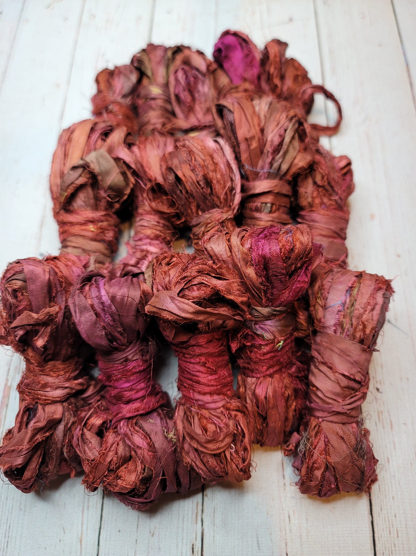 Silk Sari Ribbon 5 Yard Mini Skein Color #084