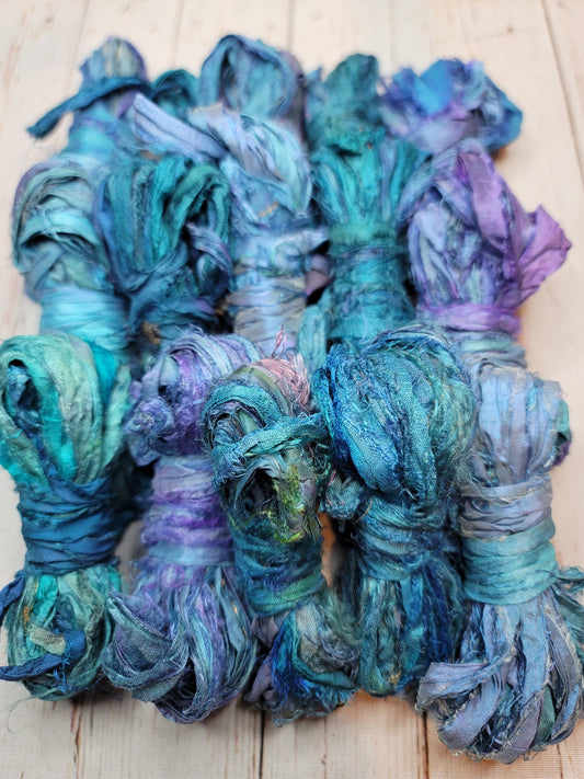 Silk Sari Ribbon 5 Yard Mini Skein Color #041