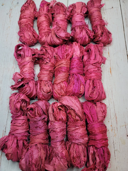 Silk Sari Ribbon 5 Yard Mini Skein Color #052