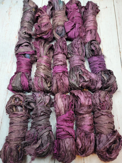 Silk Sari Ribbon 5 Yard Mini Skein Color #071