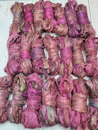 Silk Sari Ribbon 5 Yard Mini Skein Color #038