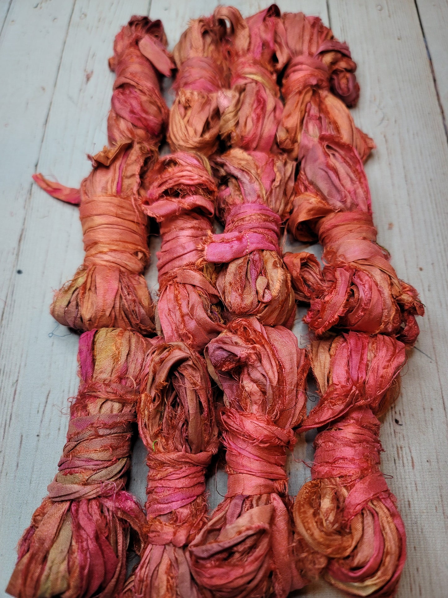 Silk Sari Ribbon 5 Yard Mini Skein Color #086
