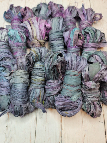 Silk Sari Ribbon 5 Yard Mini Skein Color #040