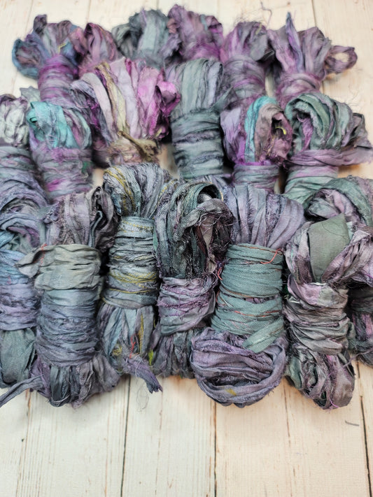 Silk Sari Ribbon 5 Yard Mini Skein Color #040