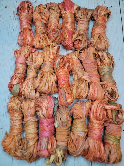 Silk Sari Ribbon 5 Yard Mini Skein Color #039