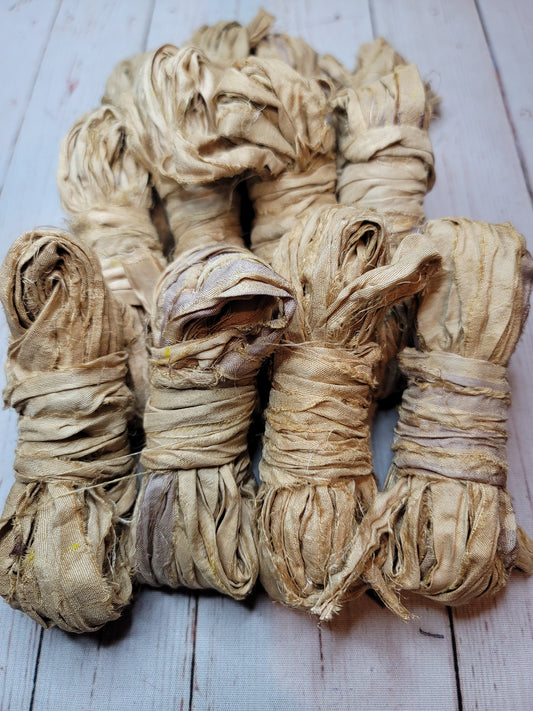 Silk Sari Ribbon 5 Yard Mini Skein Color #090