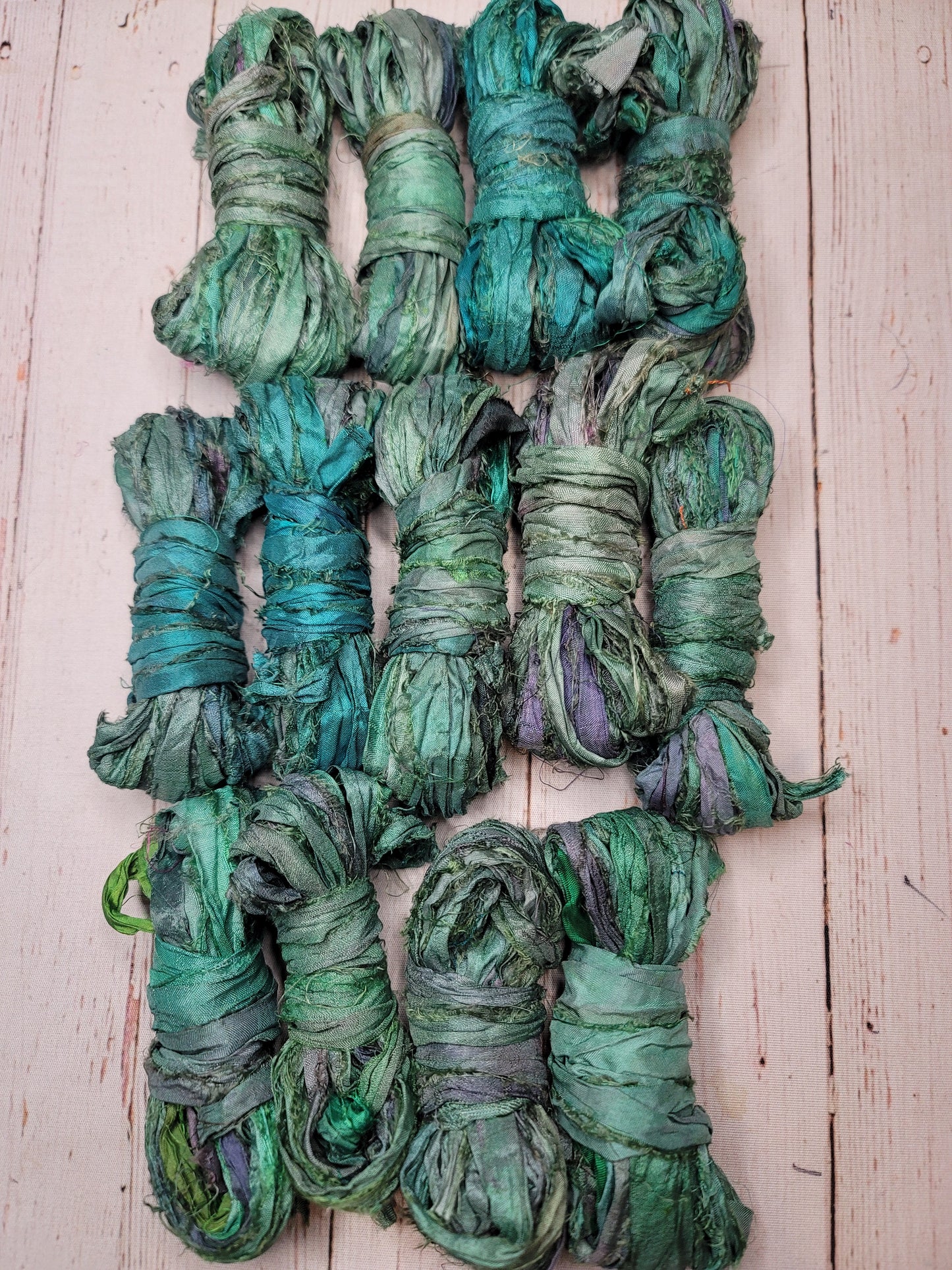 Silk Sari Ribbon 5 Yard Mini Skein Color #023
