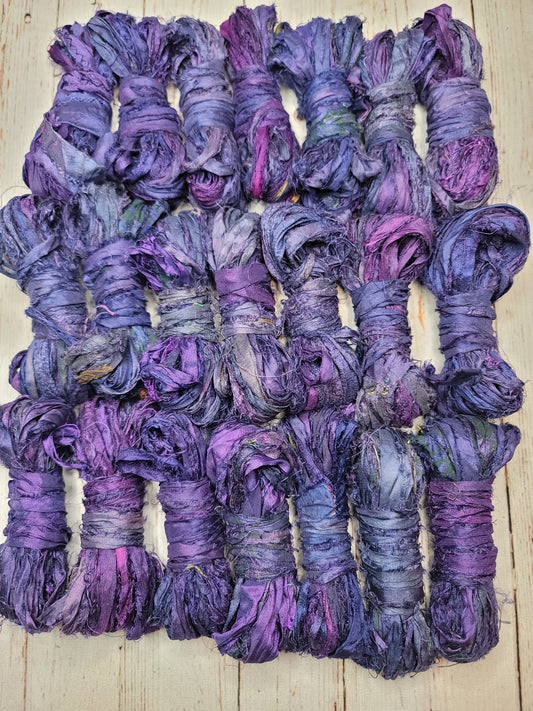 Silk Sari Ribbon 5 Yard Mini Skein Color #031