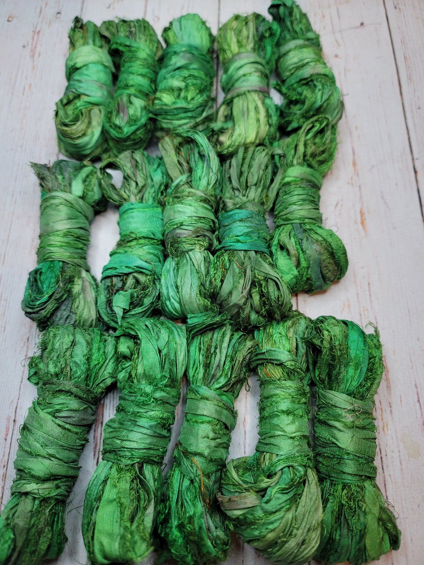 Silk Sari Ribbon 5 Yard Mini Skein Color #067