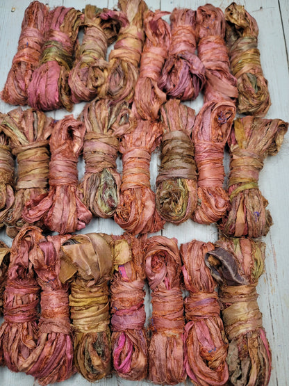 Silk Sari Ribbon 5 Yard Mini Skein Color #006