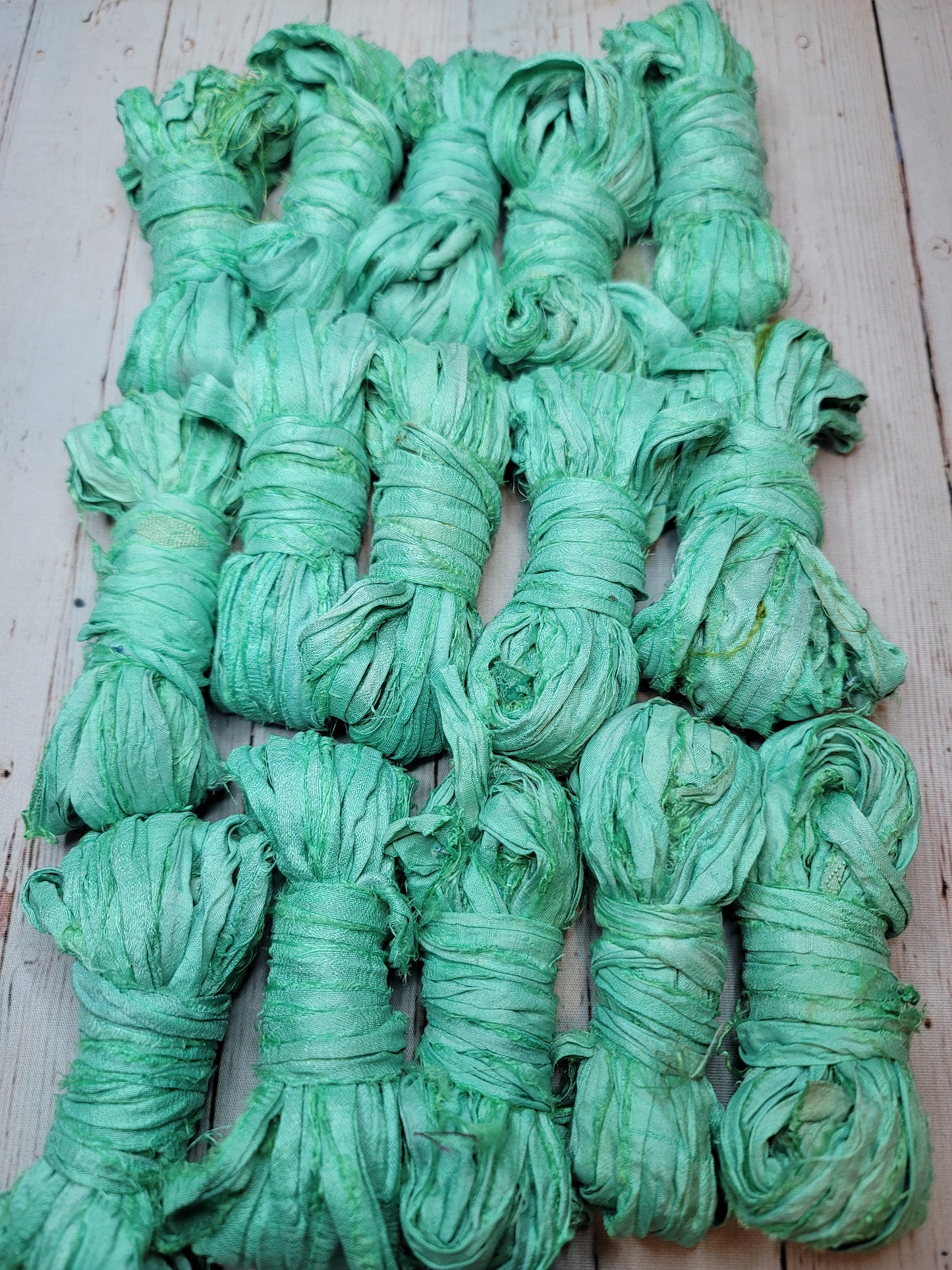 Silk Sari Ribbon 5 Yard Mini Skein Color #098