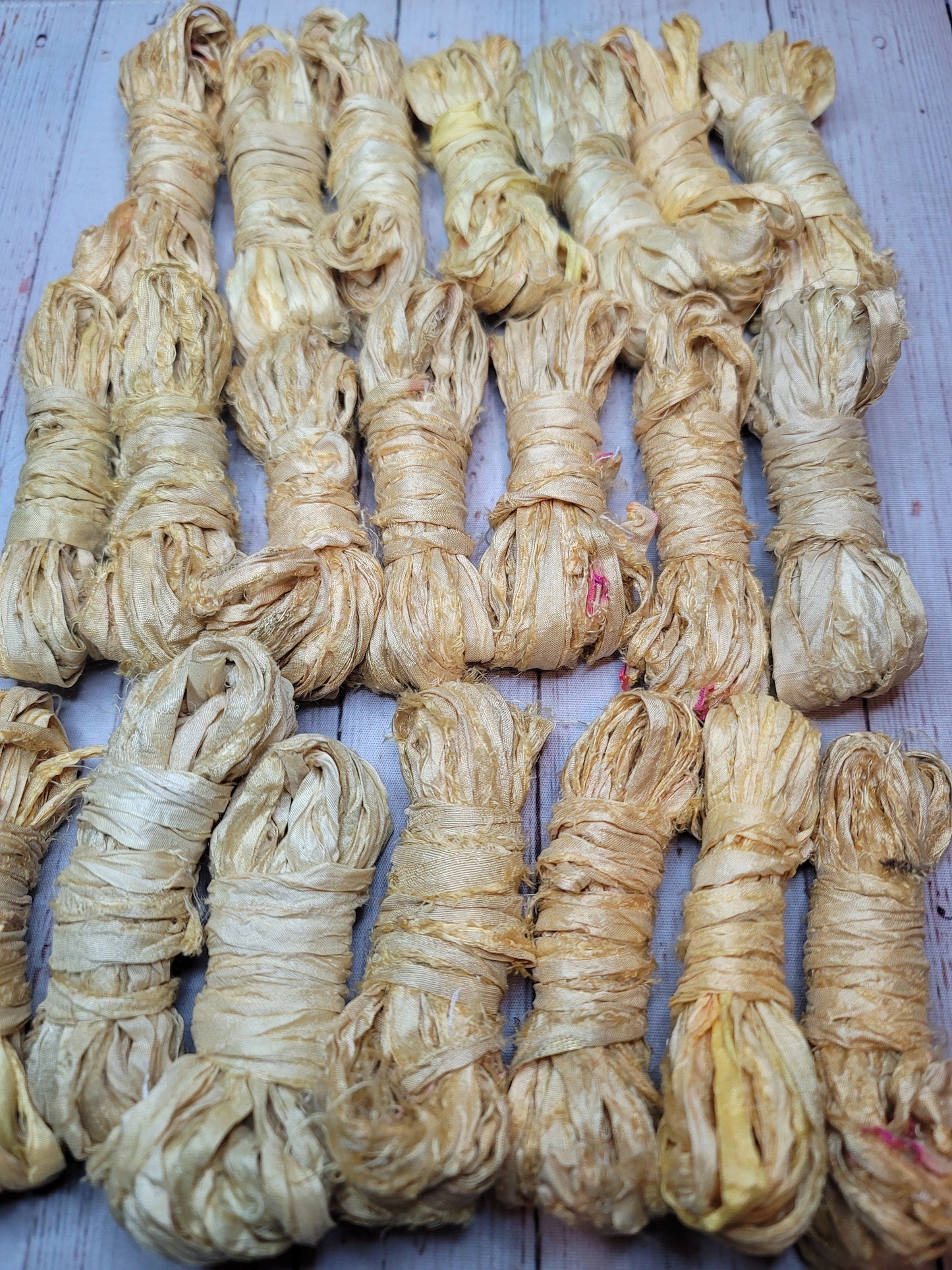 Silk Sari Ribbon 5 Yard Mini Skein Color #044